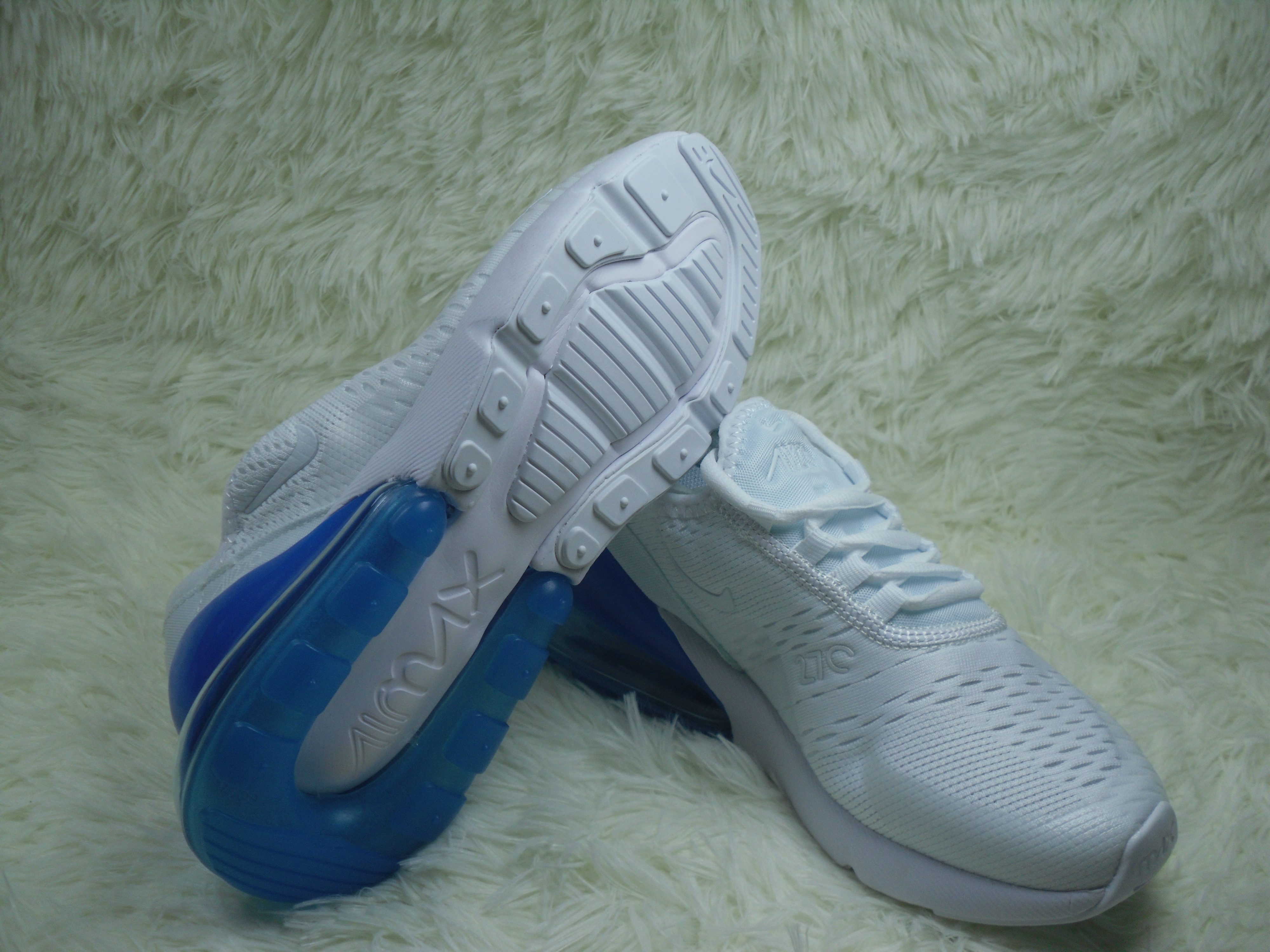 Nike Air Max 270 White Blue Shoes